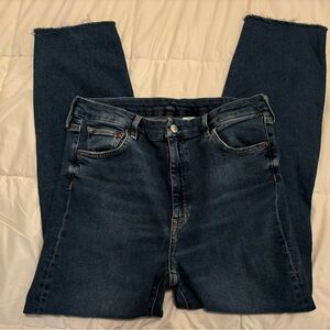 H&M High Waist Ankle Length Denim